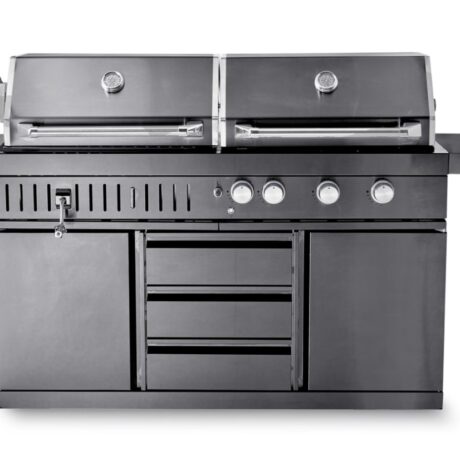 Cocina de exterior Gas y Carbón Black